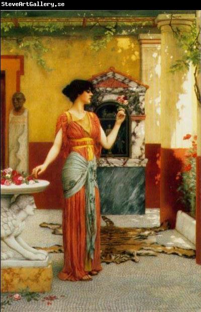 John William Godward The Bouquet